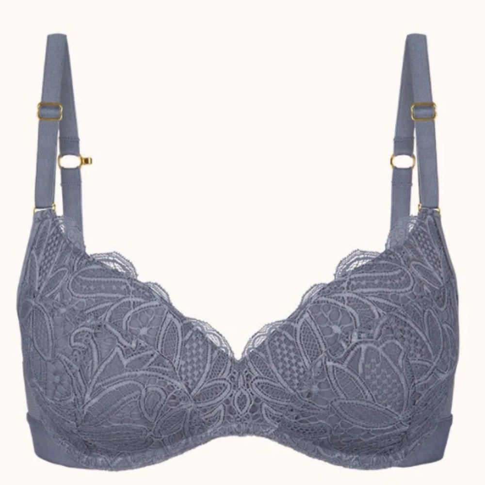 Lively 34DD Grey Lace T-Shirt Bra